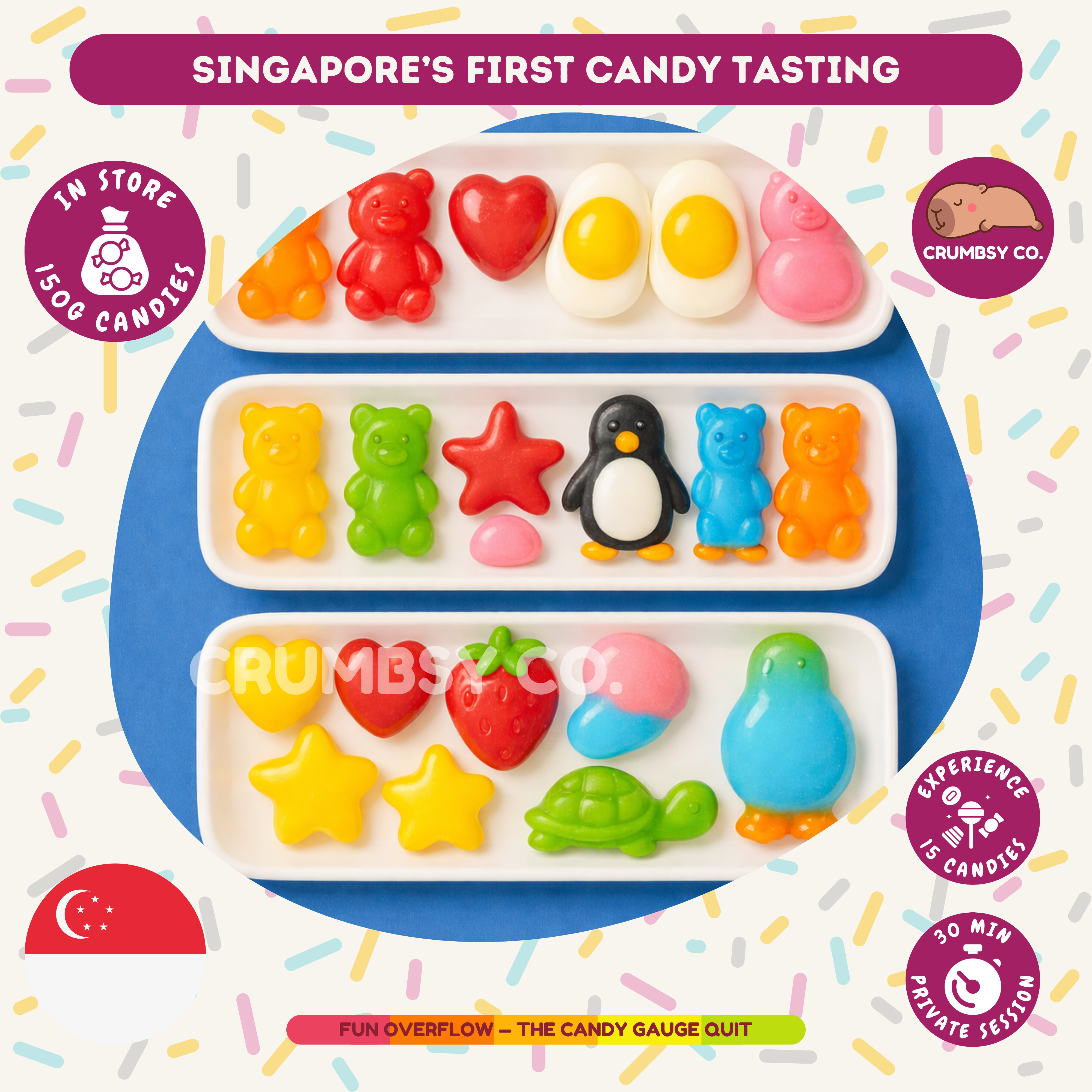 Candy Omakase Singapore | Guided Candy Tasting Experience | Crumbsy Co