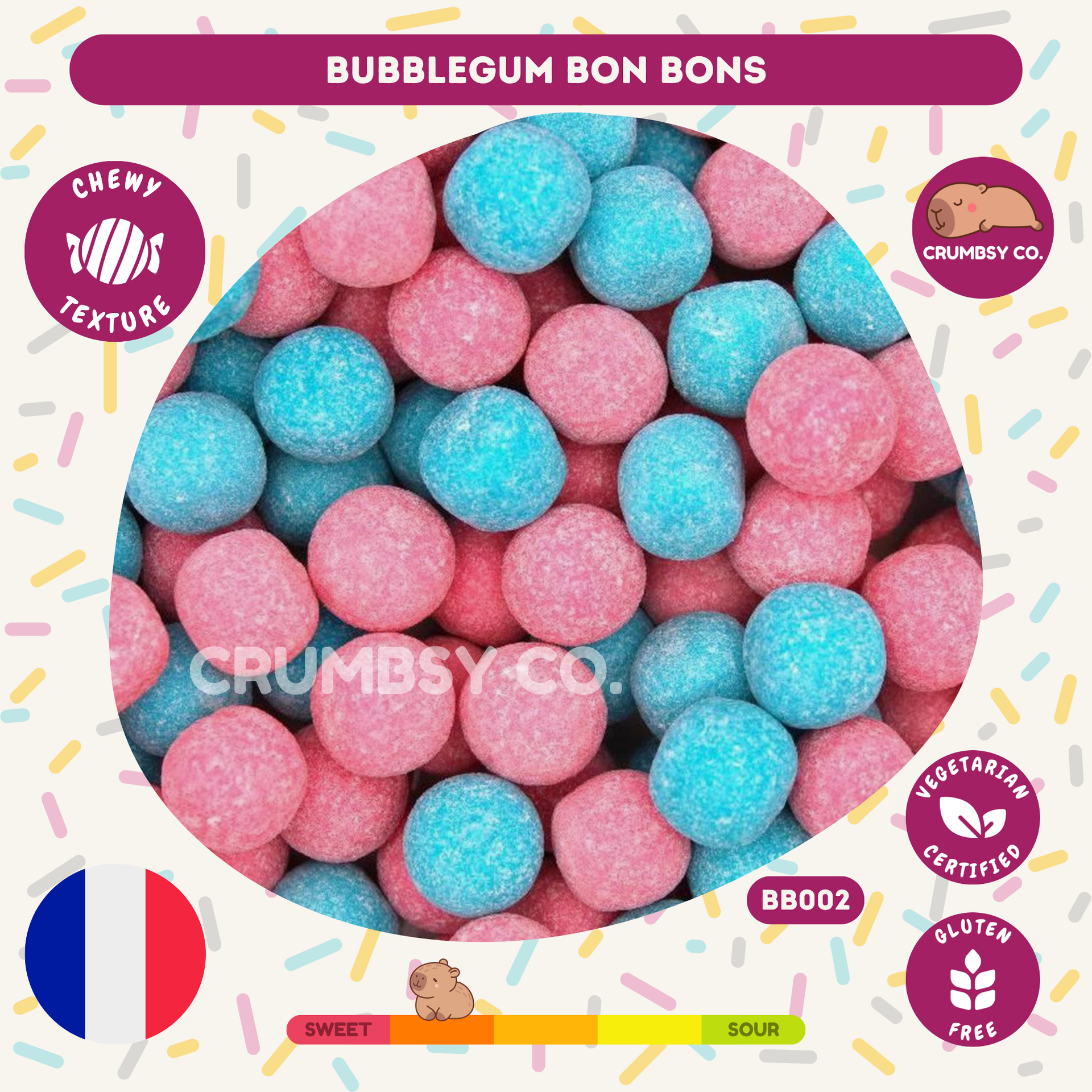 Bubblegum Bon Bons – Crumbsy Co