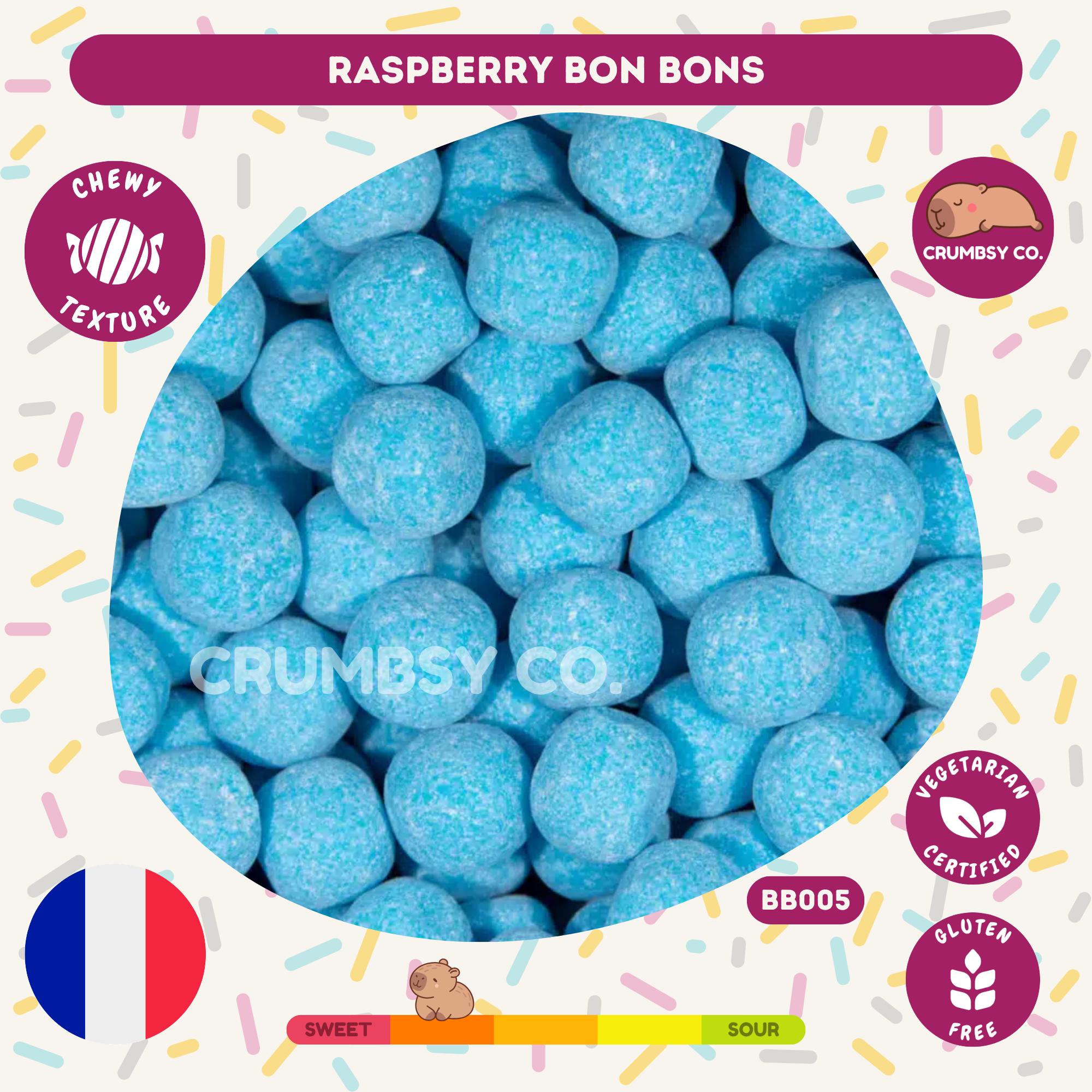 Raspberry Bon Bons