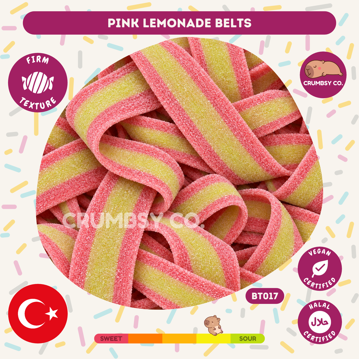 Pink Lemonade Belts