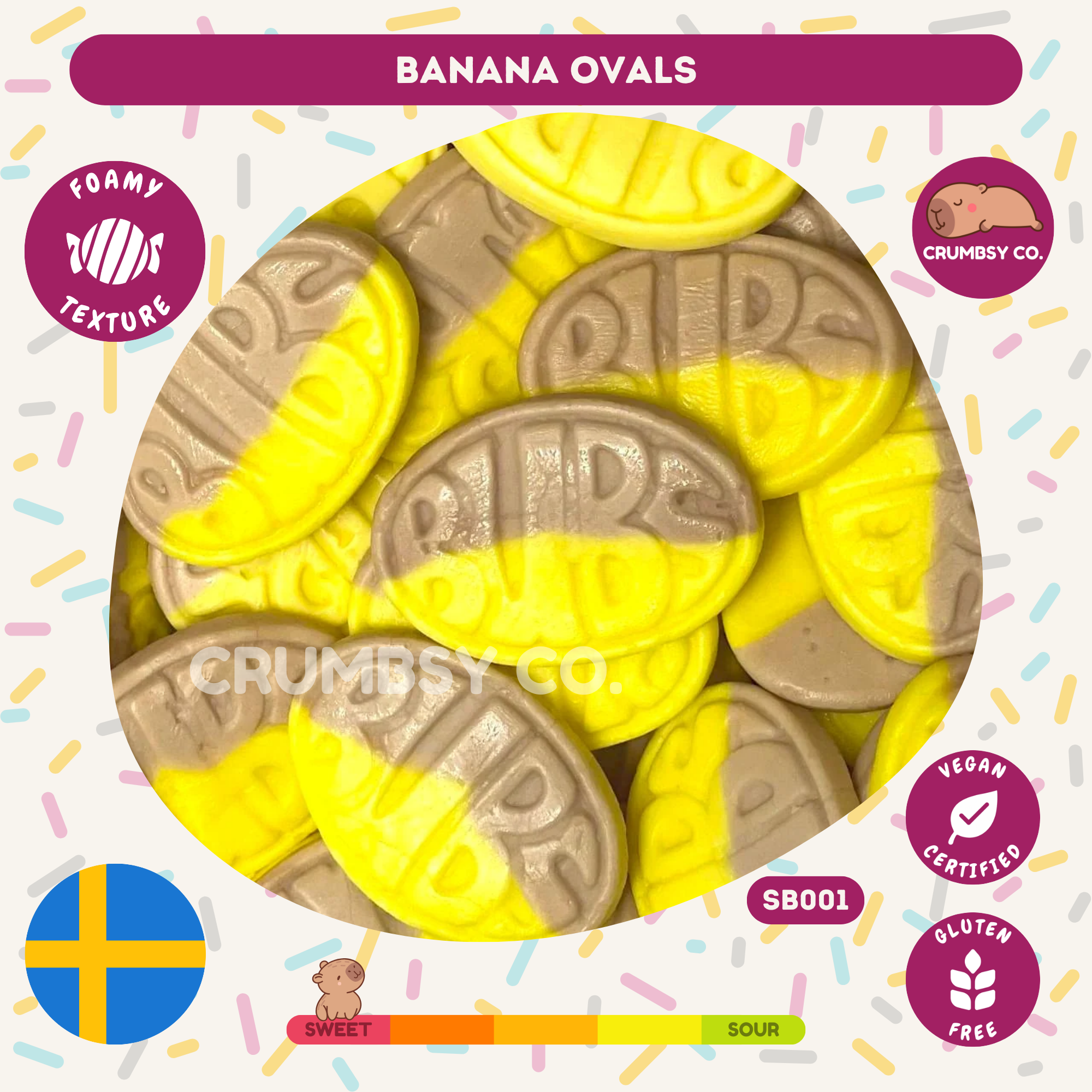 Banana Ovals