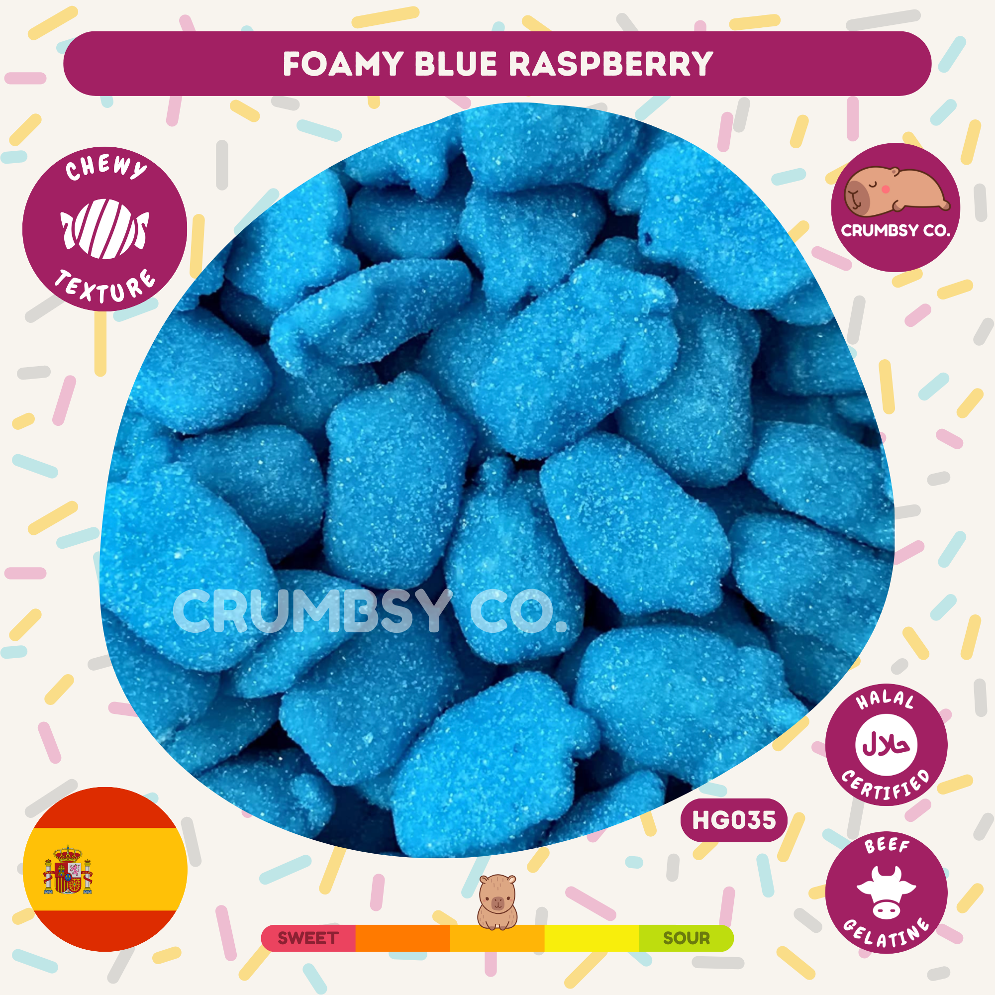 Foamy Blue Raspberry