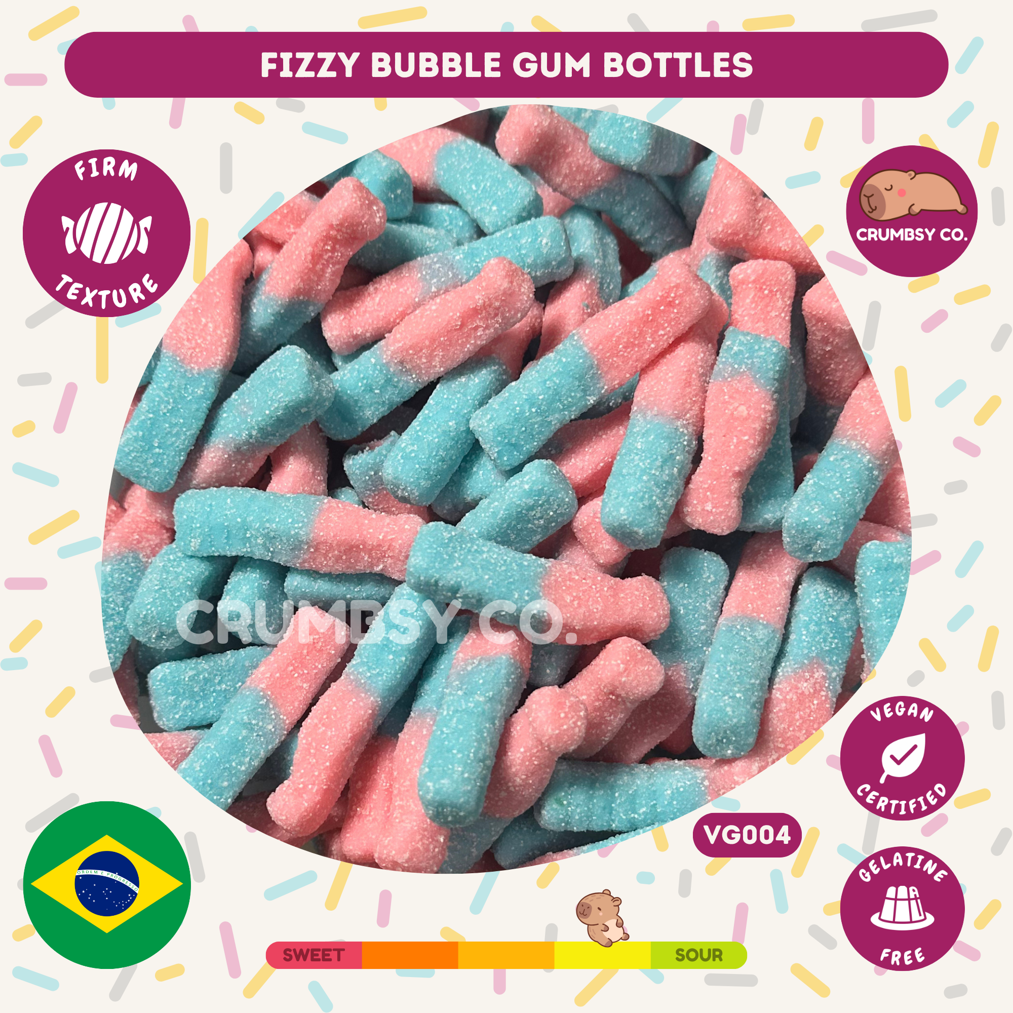 Fizzy Bubblegum Bottles