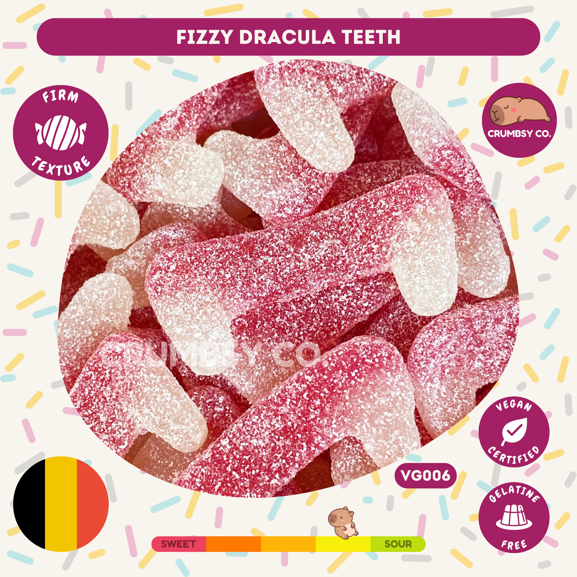 Fizzy Dracula Teeth