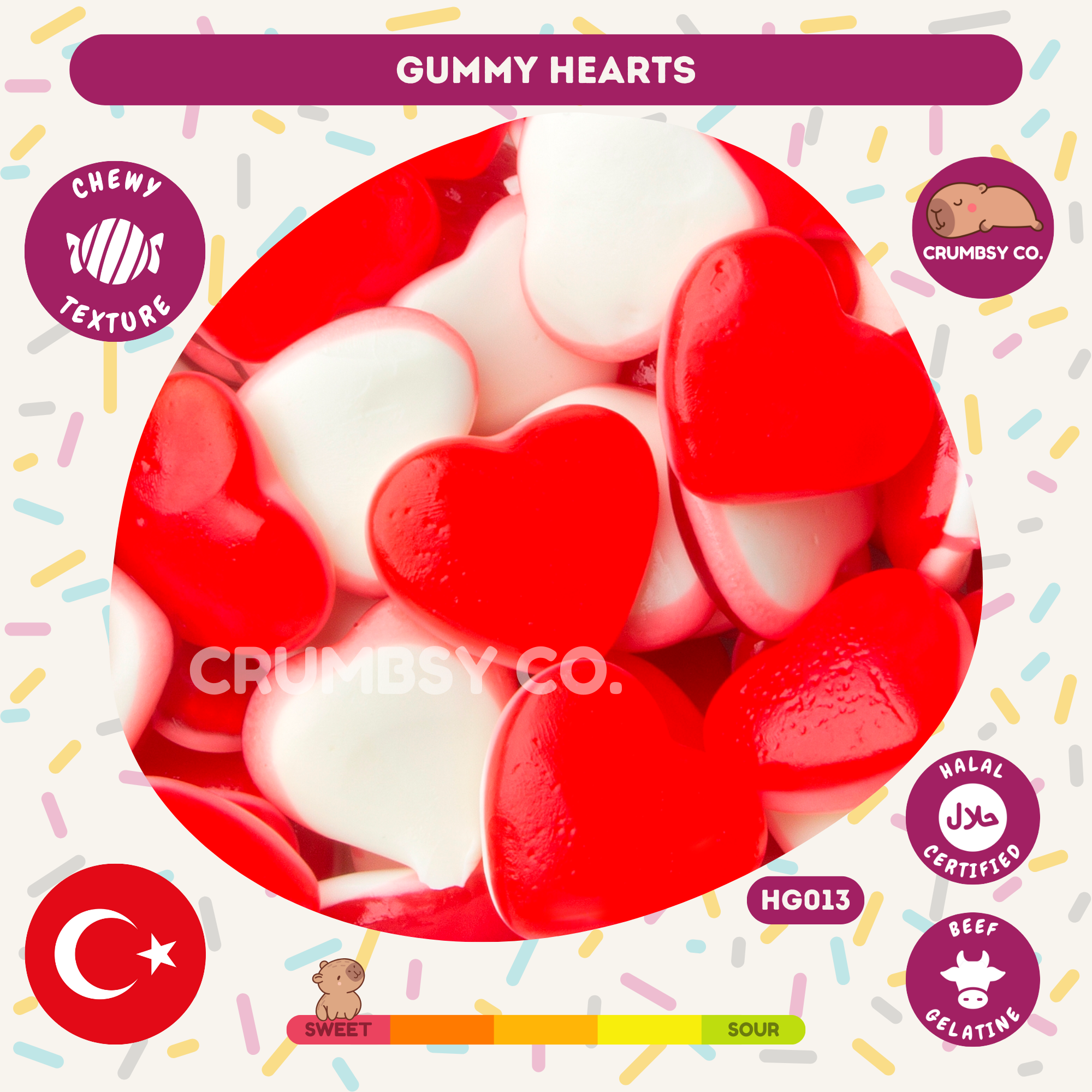 Gummy Hearts