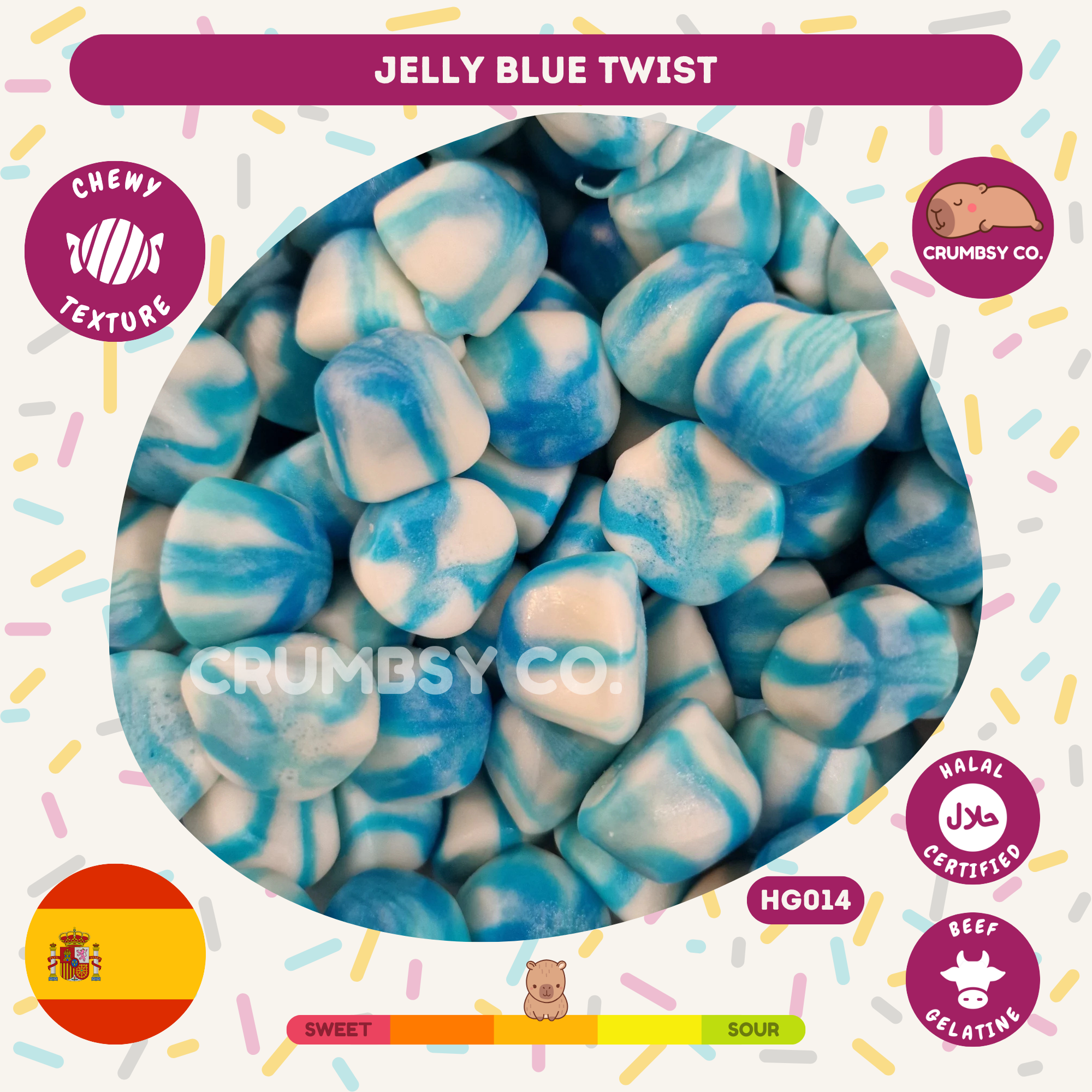 Jelly Blue Twist