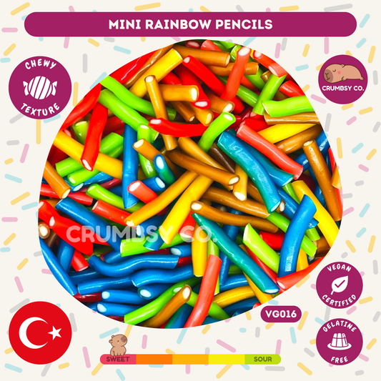 Mini Rainbow Pencils
