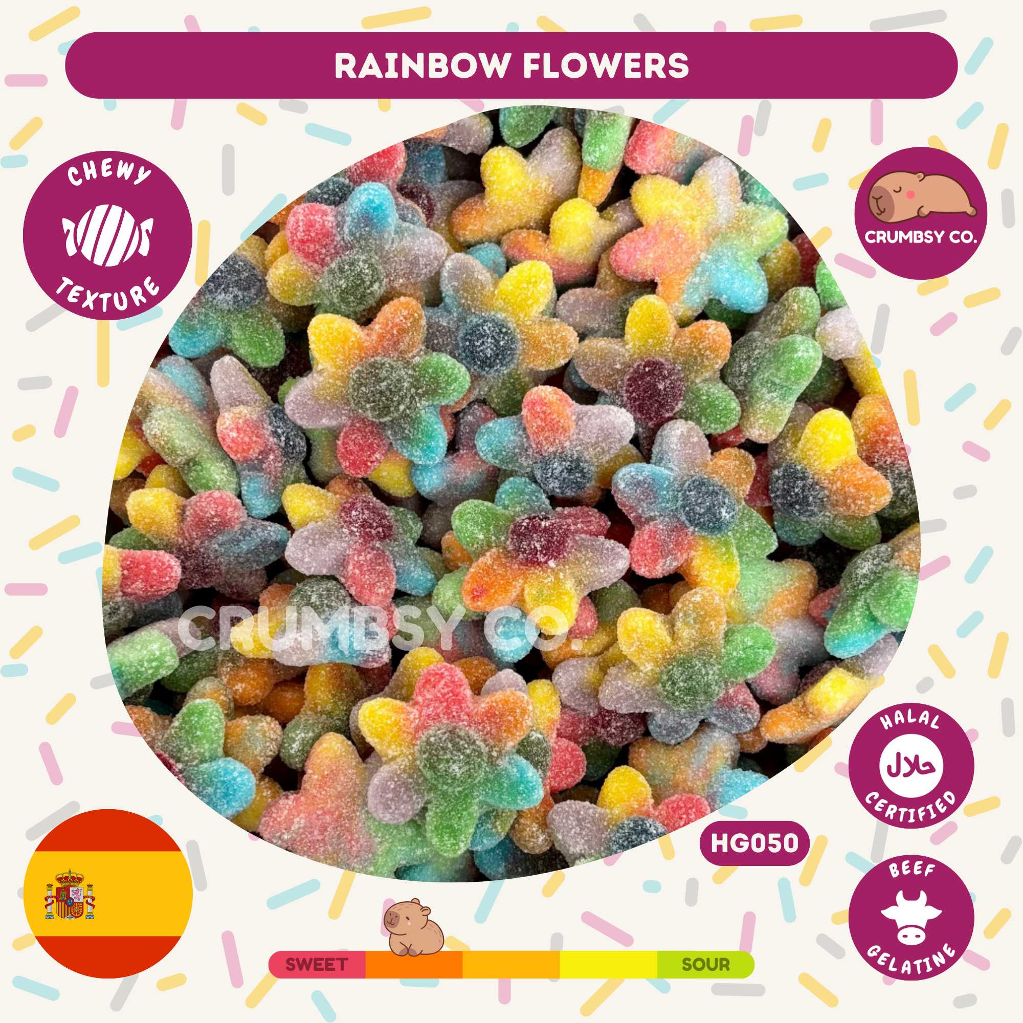 Rainbow Flowers