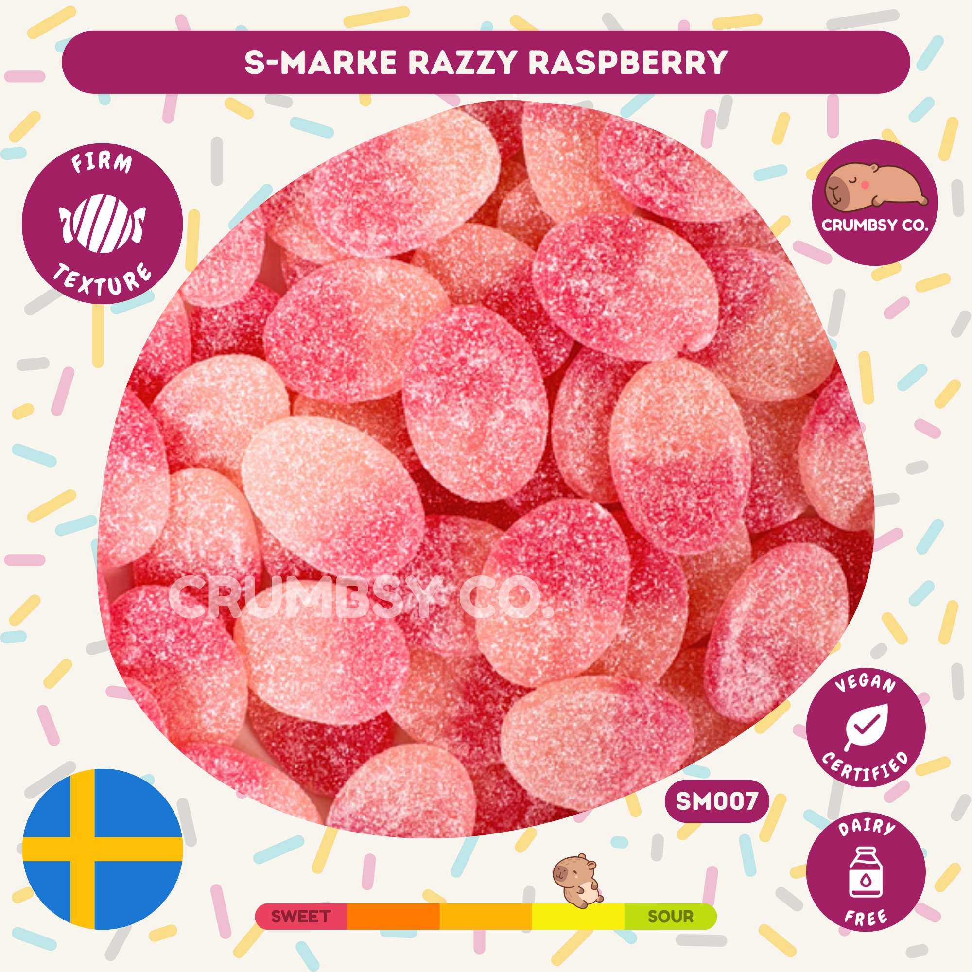 S-Märke Razzy Raspberry
