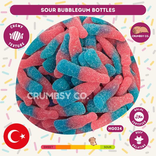 Sour Bubblegum Bottles