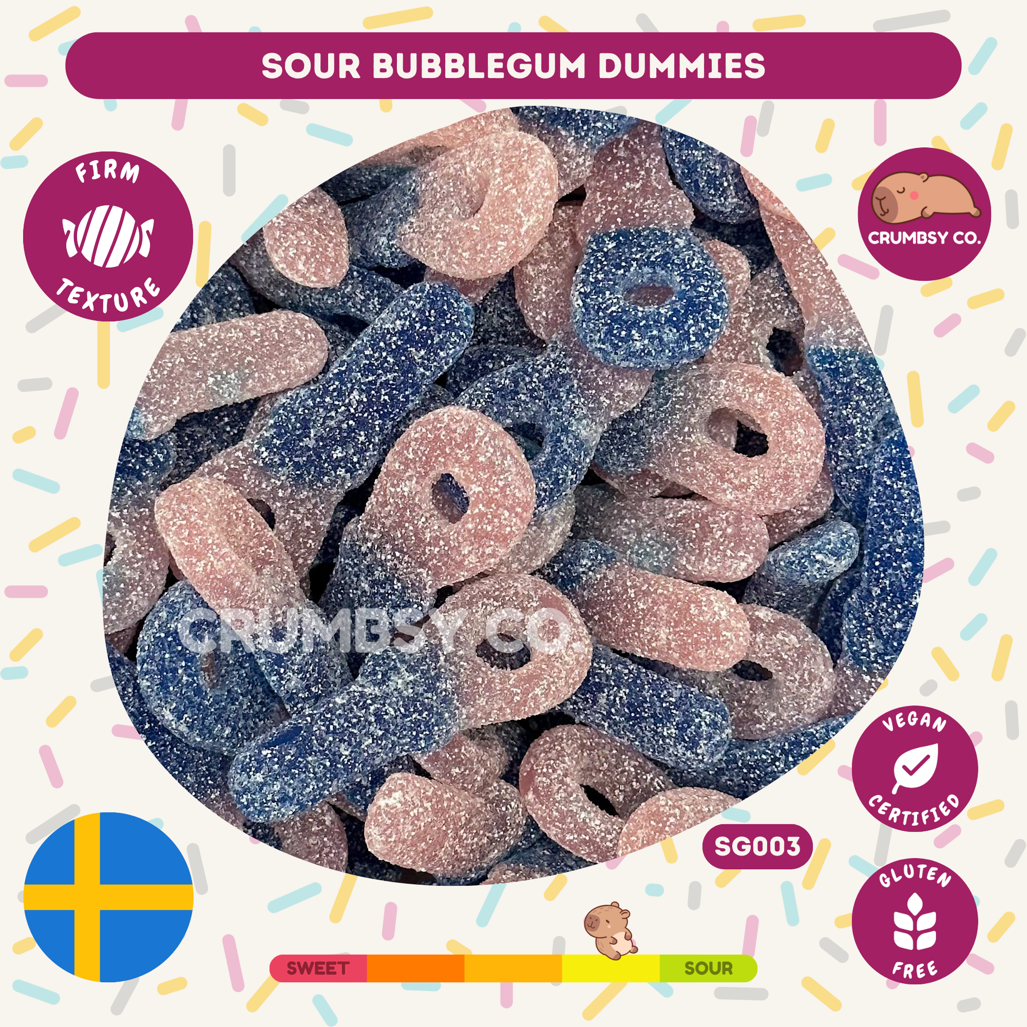 Sour Bubblegum Dummies