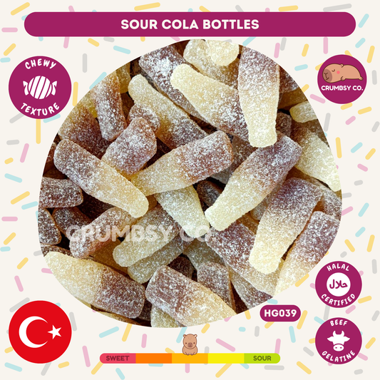 Sour Cola Bottles