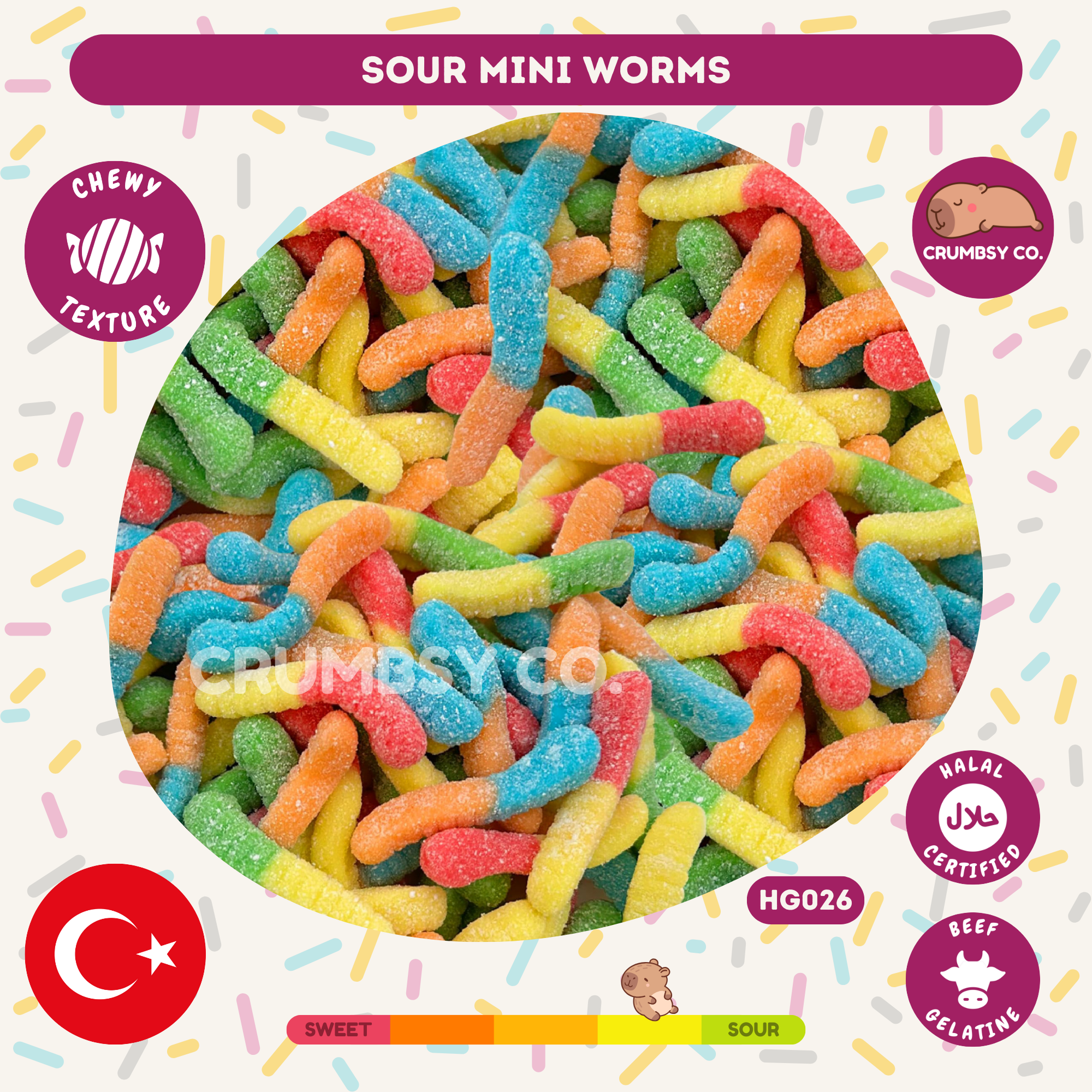 Sour Mini Worms