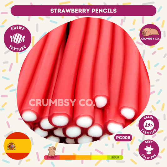 Strawberry Pencils