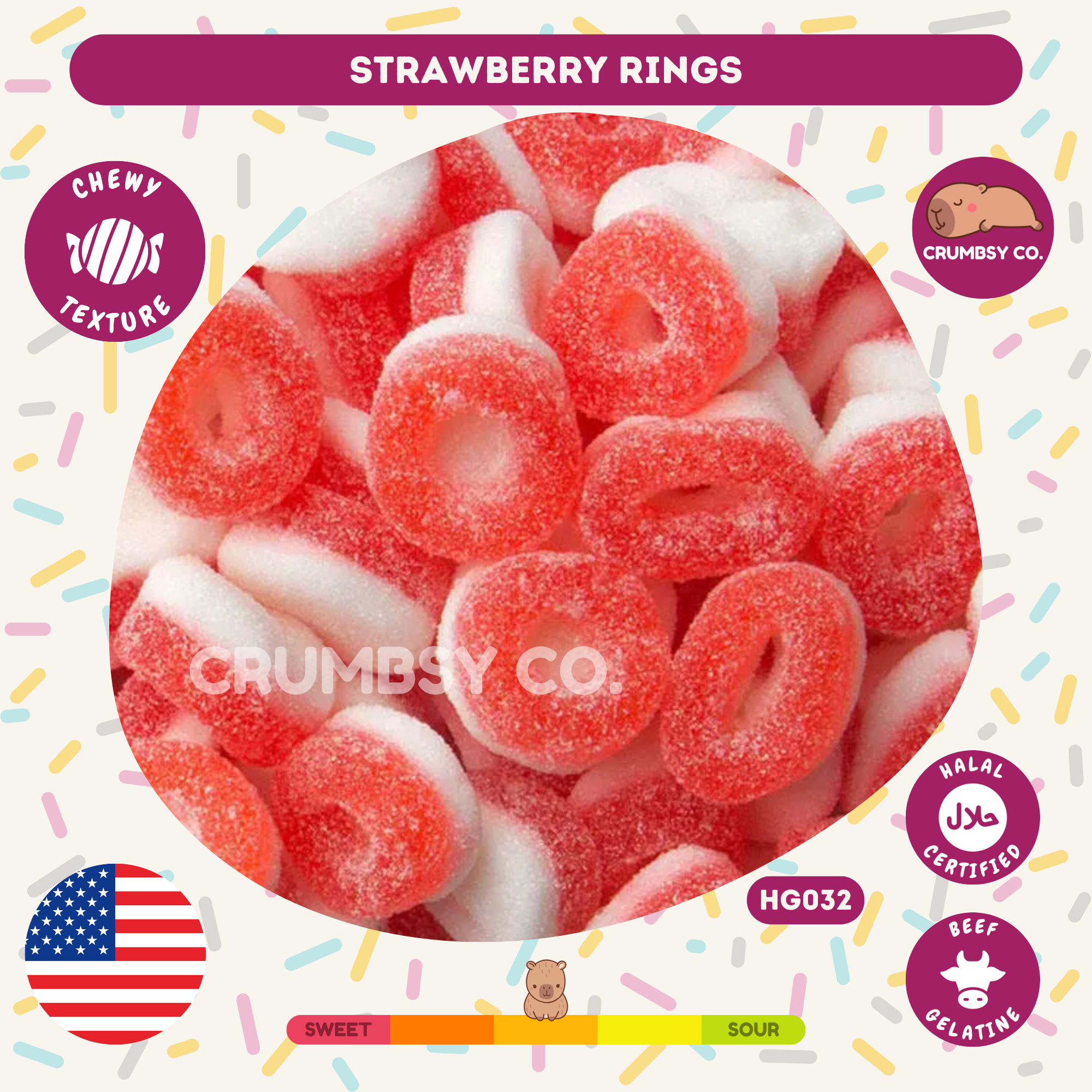Strawberry Rings