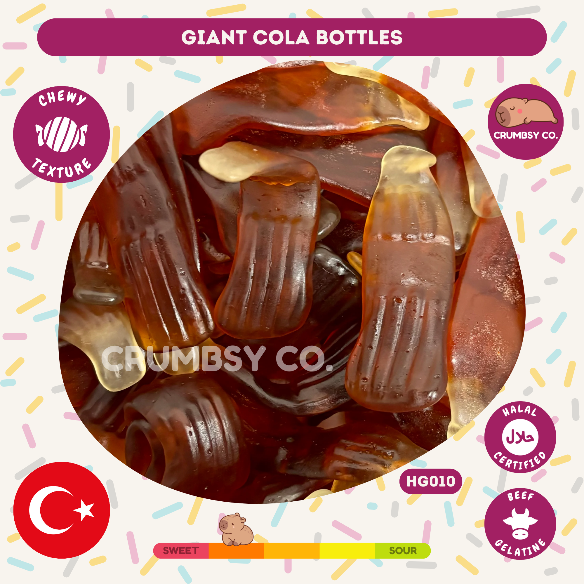 Giant Cola Bottles