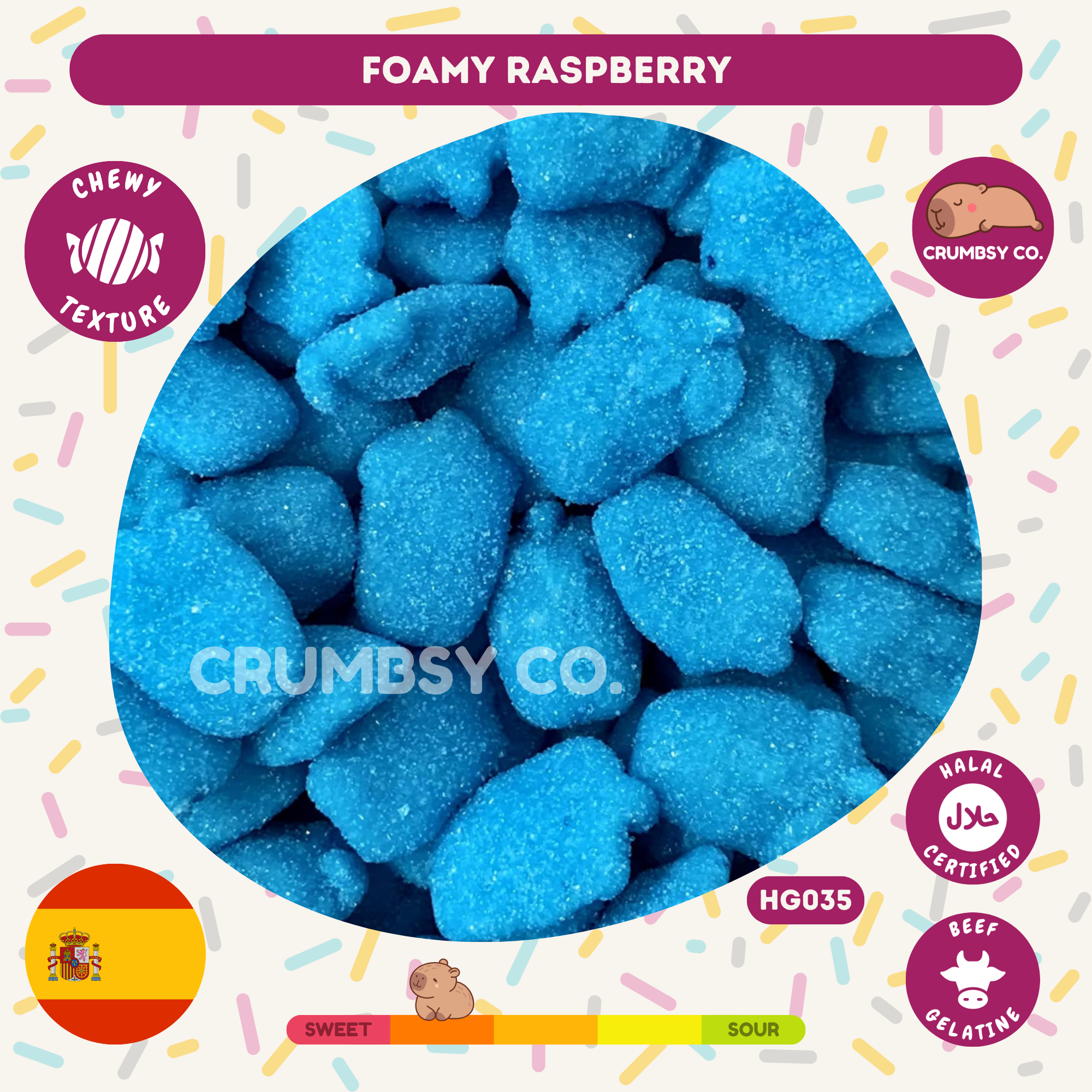 Foamy Blue Raspberry