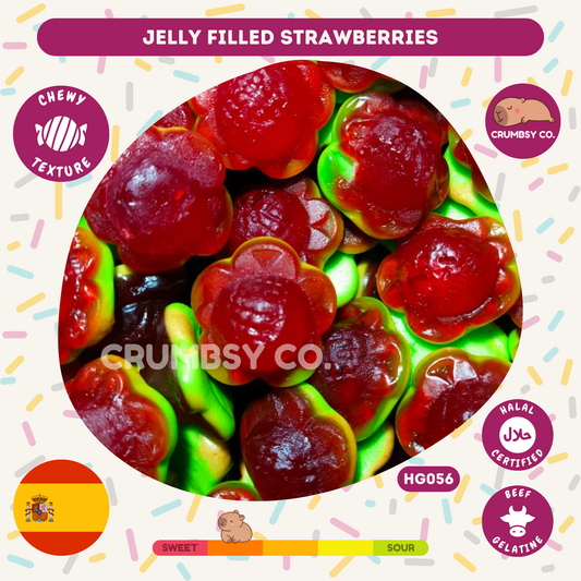 Jelly Filled Strawberries