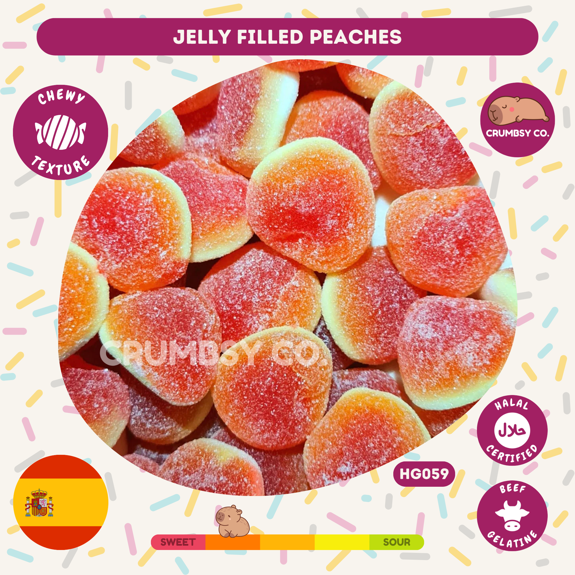 Jelly Filled Peaches