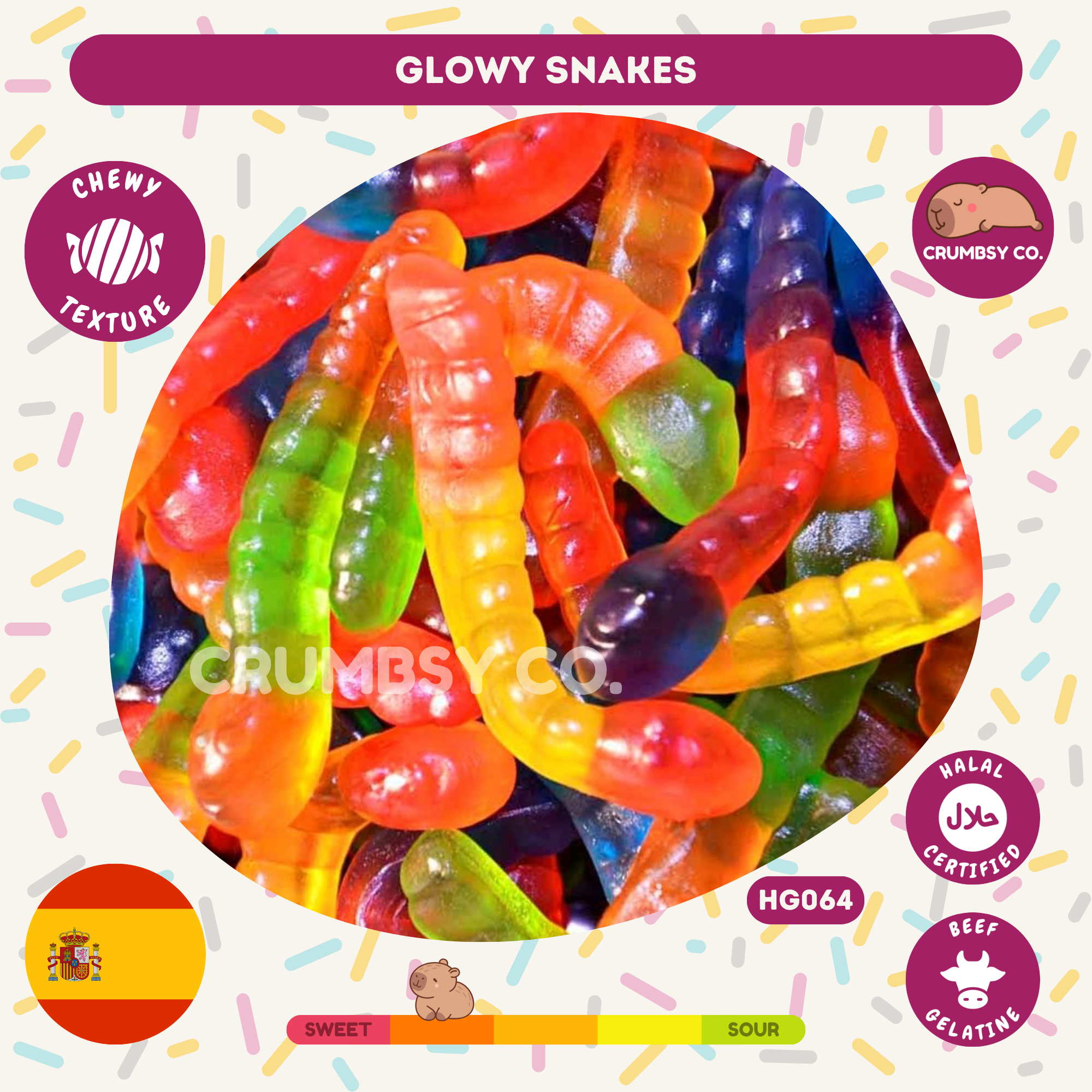 Glowy Snakes
