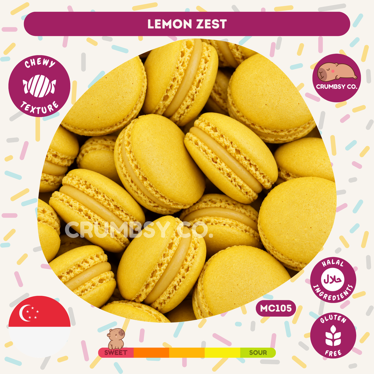 Lemon Zest Macarons