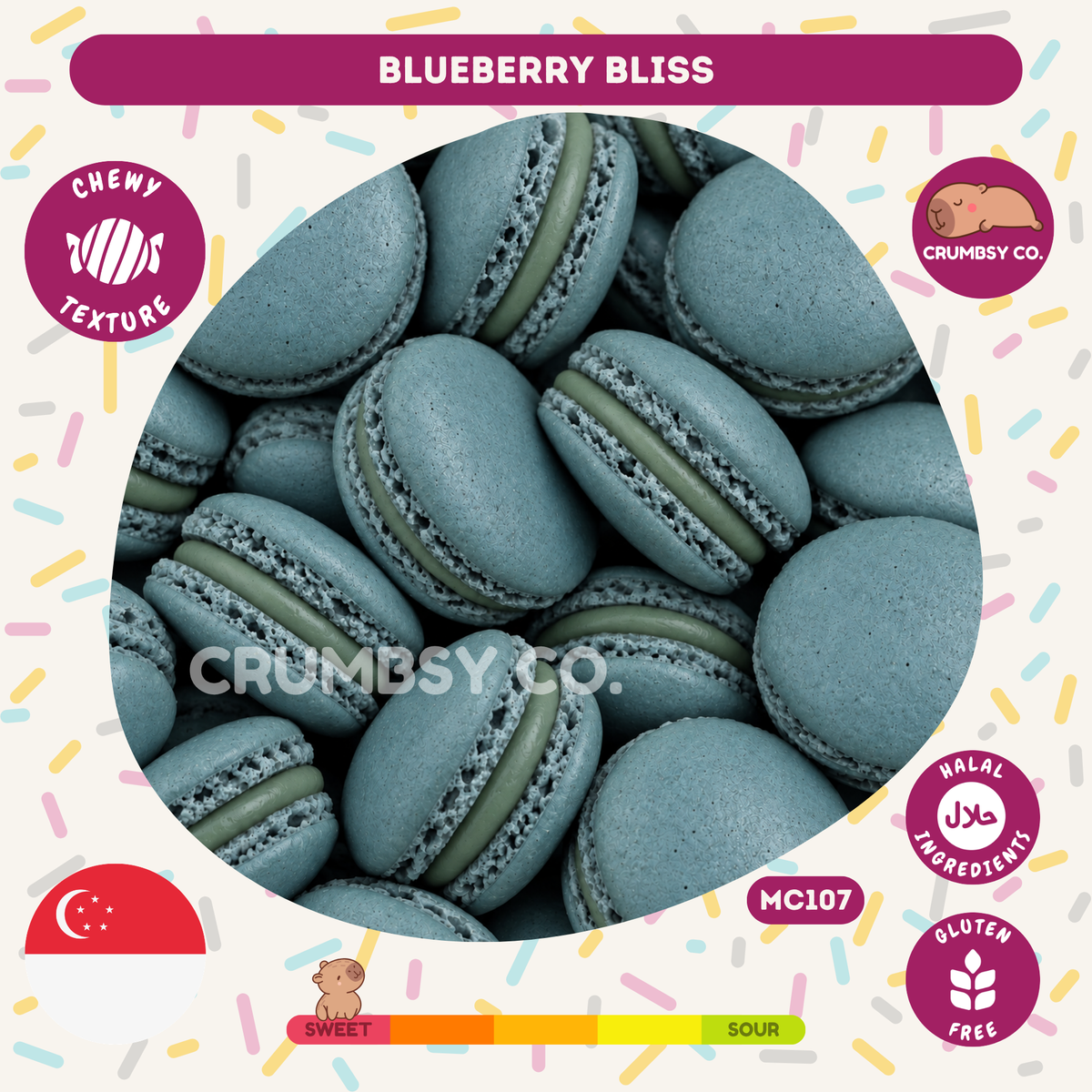 Blueberry Bliss Macarons