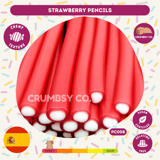 Strawberry Pencils