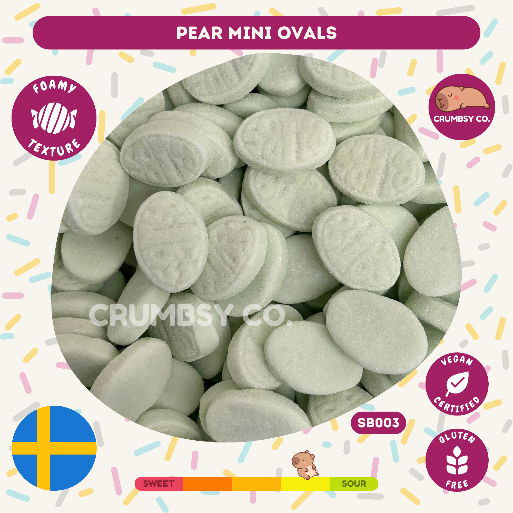 Pear Mini Ovals