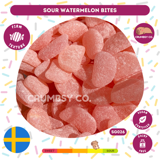 Sour Watermelon Bites