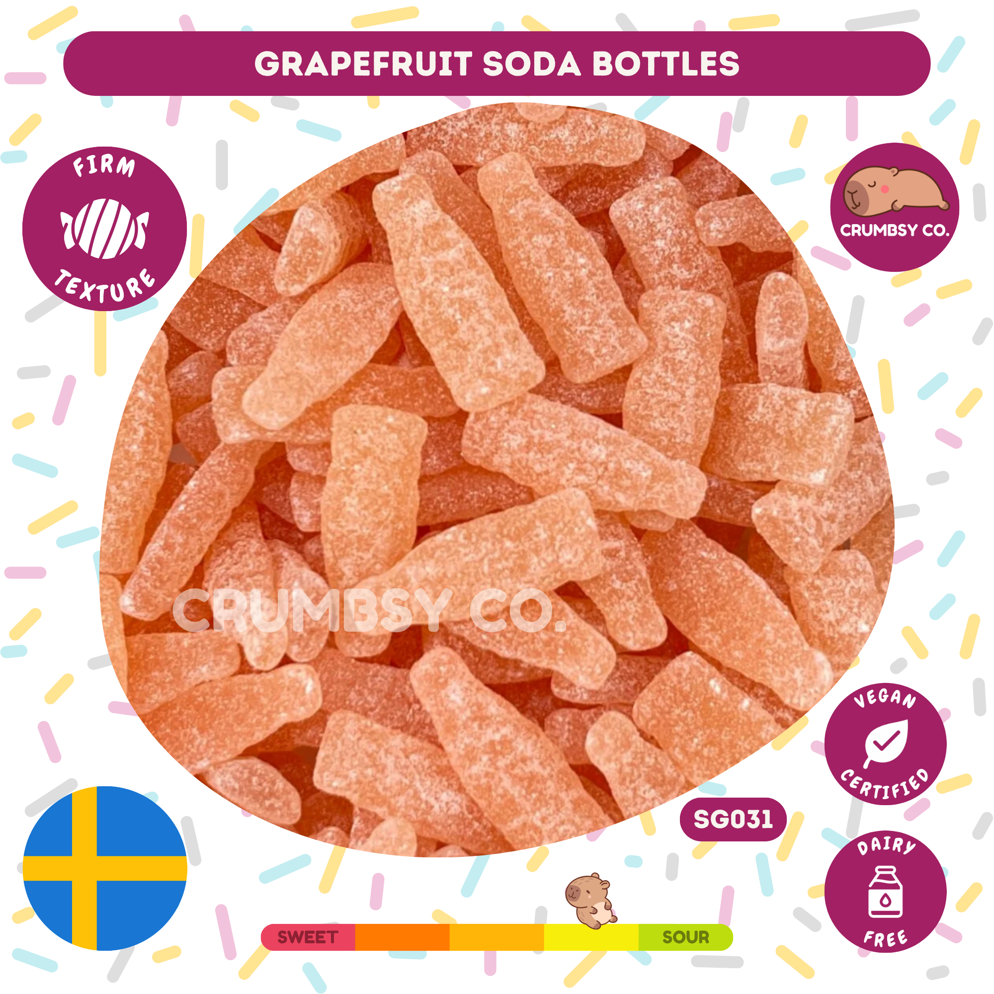 Grapefruit Soda Bottles