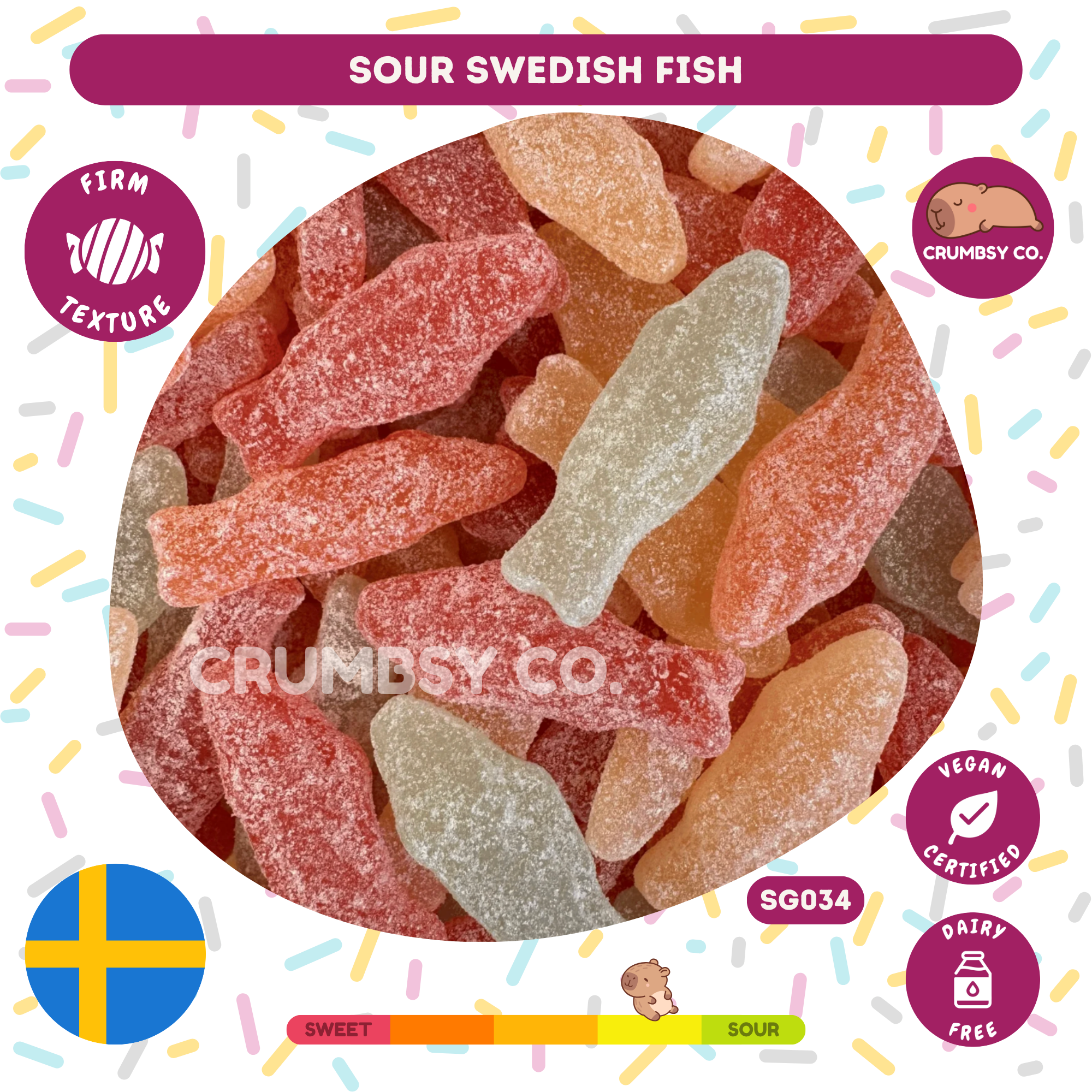 Sour Swedish Fish