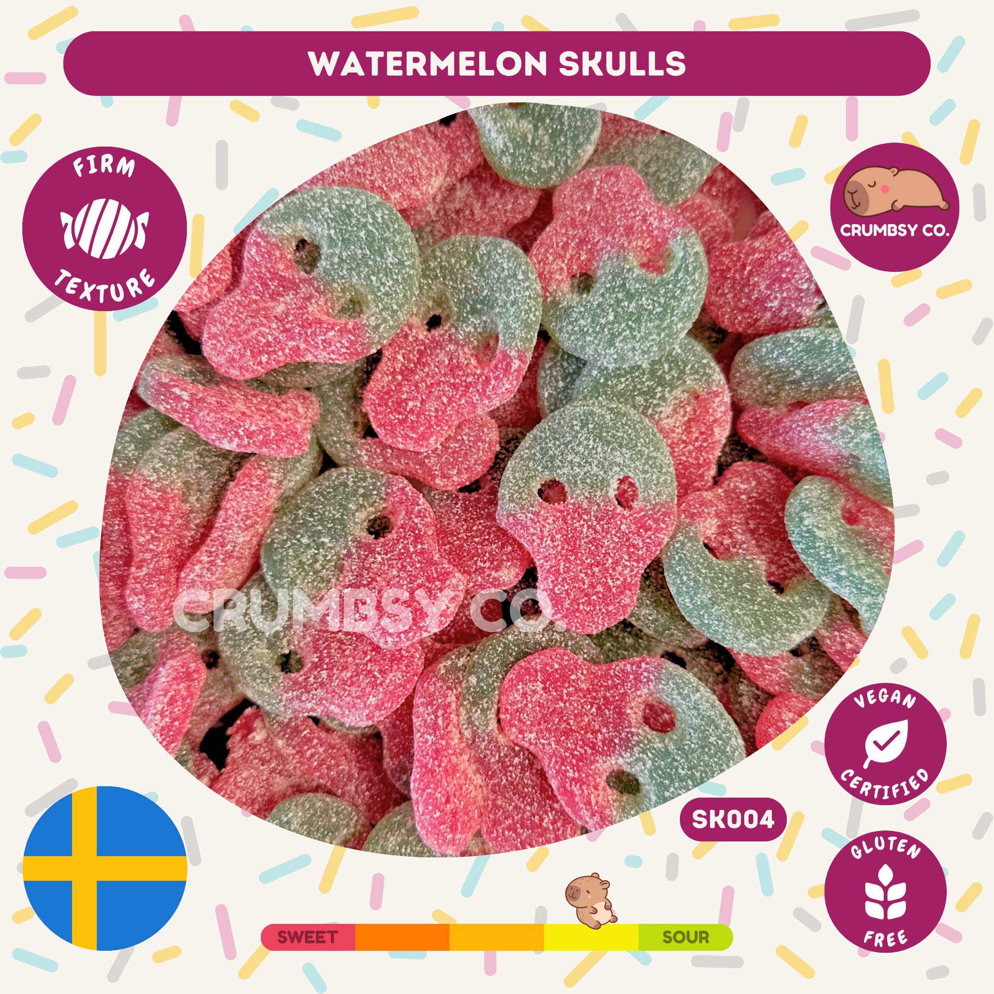 Watermelon Skulls