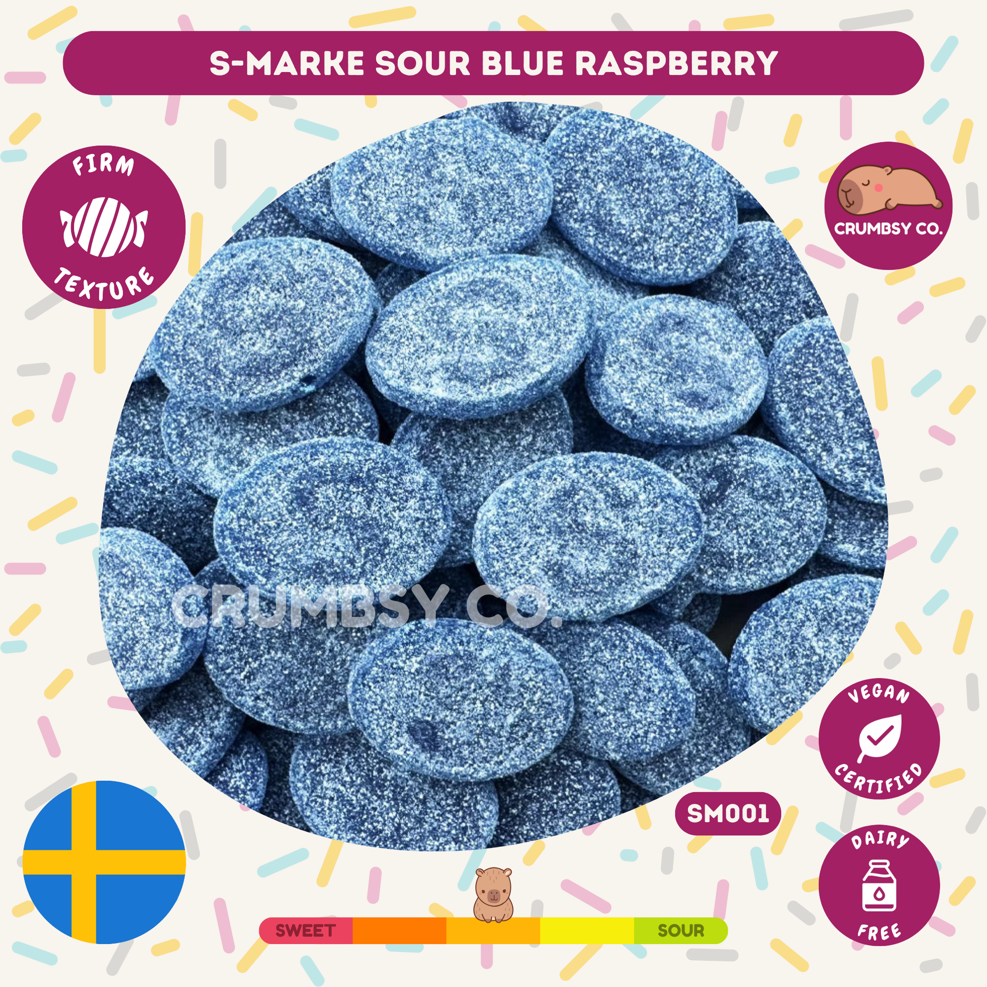 S-Märke Blue Raspberry