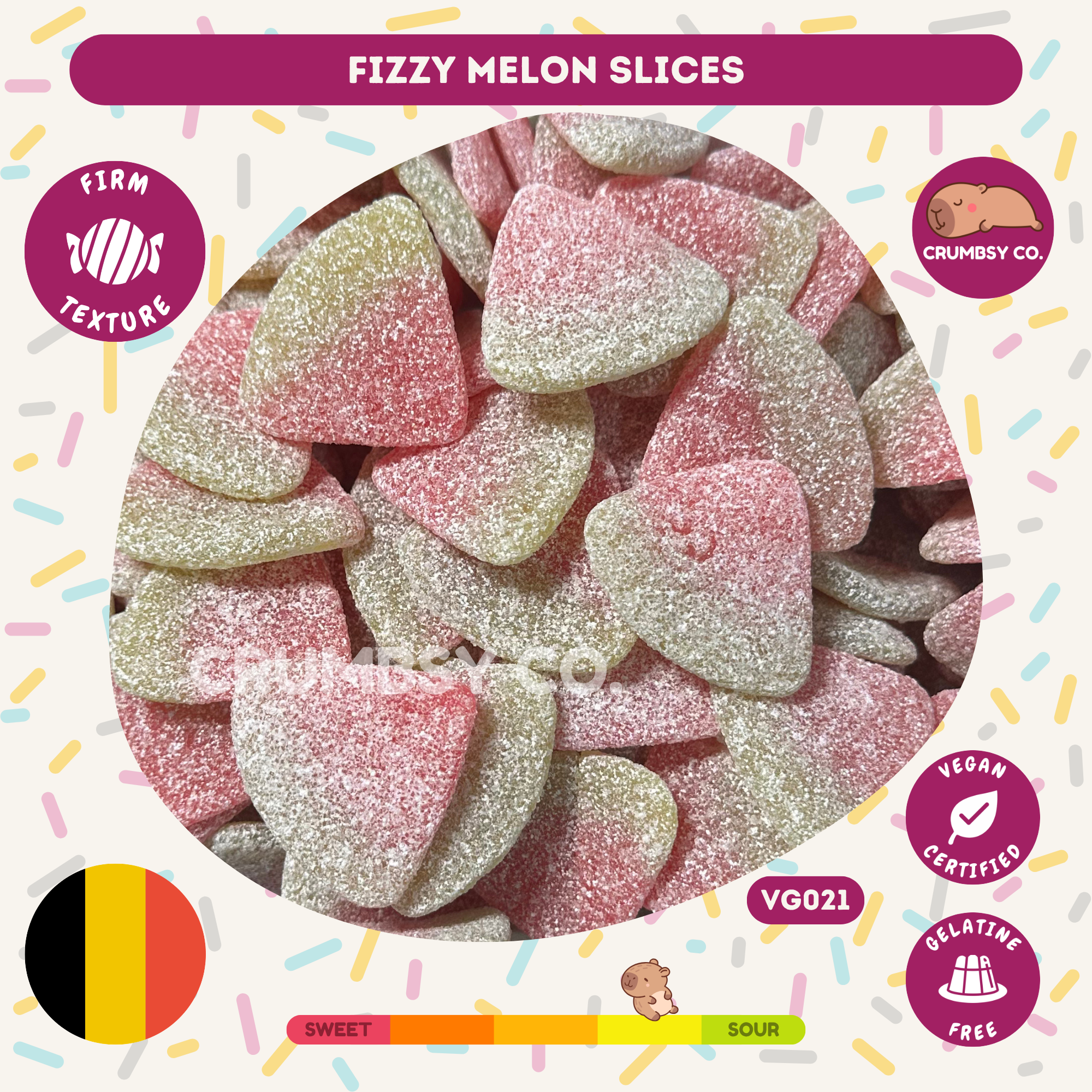 Fizzy Melon Slices